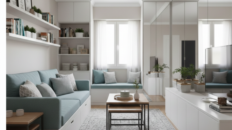 Como Organizar a Casa Pequena e Ganhar Espaço sem Reforma (Guia Prático)