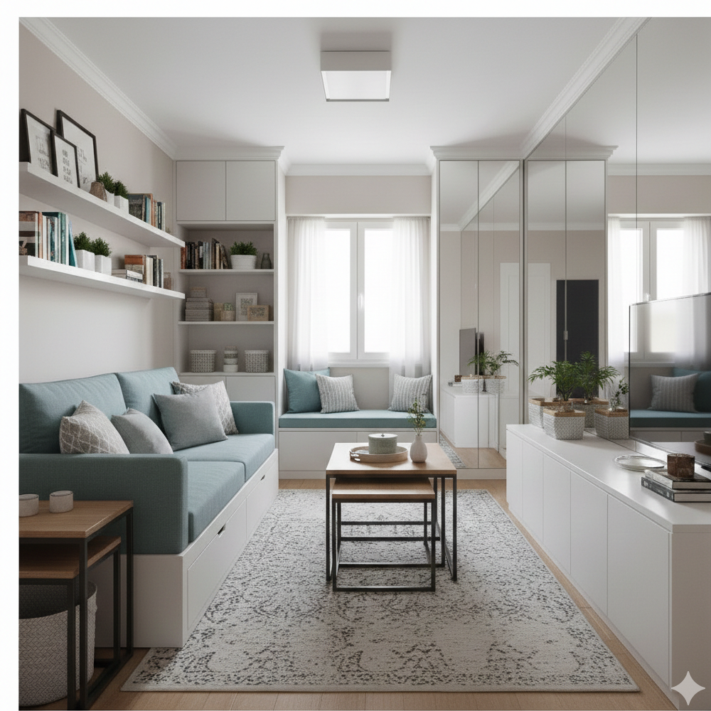 Como Organizar a Casa Pequena e Ganhar Espaço sem Reforma (Guia Prático)